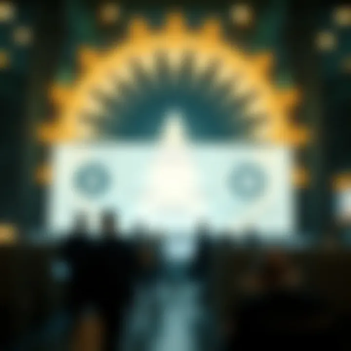 Diagram illustrating the transaction flow of cryptocurrency transfers