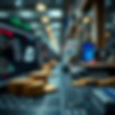 A visual representation of cryptocurrency transactions between platforms