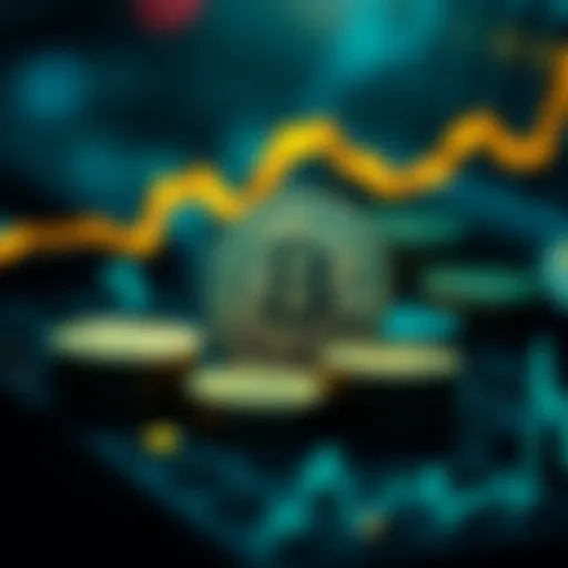 Visual representation of cryptocurrency growth
