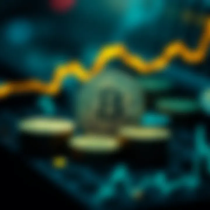 Visual representation of cryptocurrency growth