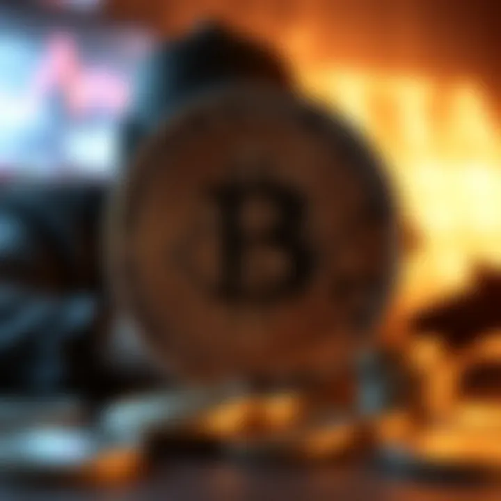 Conceptual illustration of retirement planning with crypto