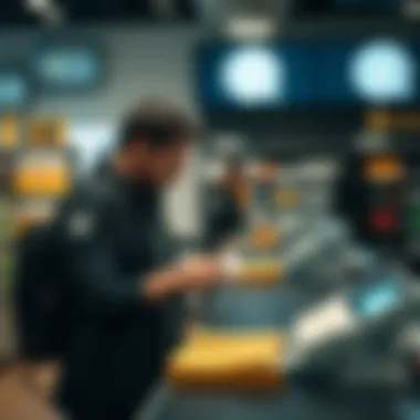 Innovative crypto terminal in a retail environment