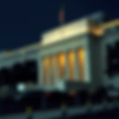 Visual representation of the Federal Reserve's role in setting interest rates.