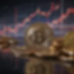 Graph depicting market cap trends in cryptocurrency