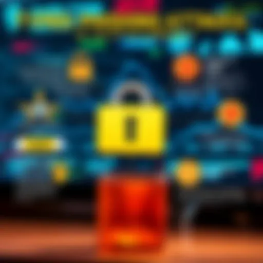 Types of Phishing Attacks in Cryptocurrency A detailed infographic illustrating the various types of phishing attacks targeting cryptocurrency users.