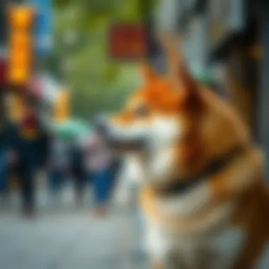 Community Engagement in Shiba Inu Illustration of Shiba Inu community engagement