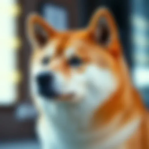 Symbolic representation of Shiba Inu cryptocurrency