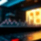 Graph showcasing exchange rate fluctuations between US dollar and Brazilian real