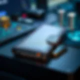 Innovative hardware wallet design showcasing advanced features