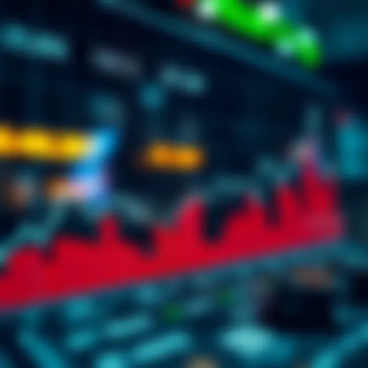 Graph showing market demand trends for cryptocurrencies