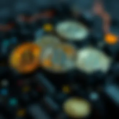 Emerging Cryptocurrencies Symbolic representation of emerging cryptocurrencies