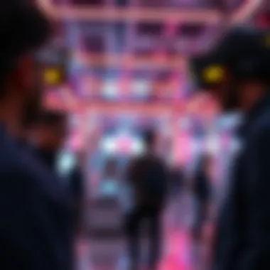 User Experience in the Metaverse Conceptual representation of users interacting in a virtual environment