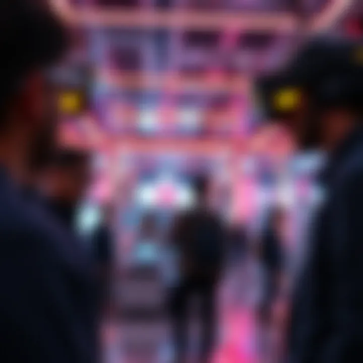 User Experience in the Metaverse Conceptual representation of users interacting in a virtual environment