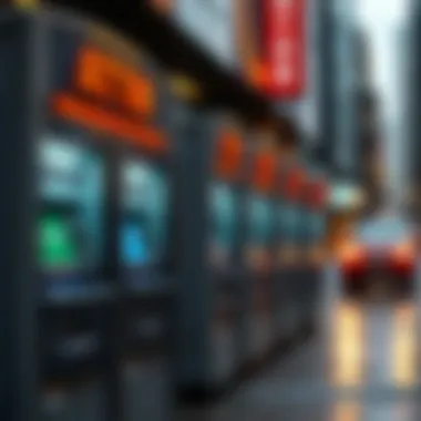 Bitcoin ATMs in urban setting