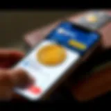 Digital Wallets for Bitcoin Transactions Bitcoin wallet and payment app on a smartphone